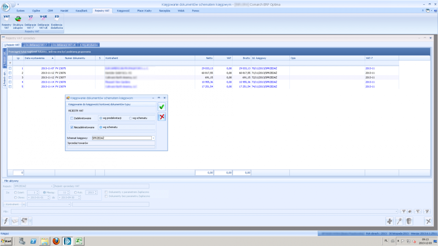 Księgowość w Comarch ERP Optima / CDN Optima